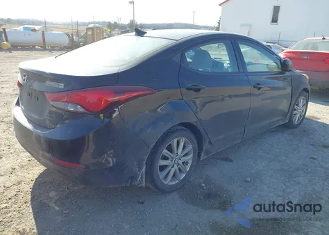 2016 Hyundai Elantra Se from USA, damaged, VIN KMHDH4AE0GU487842